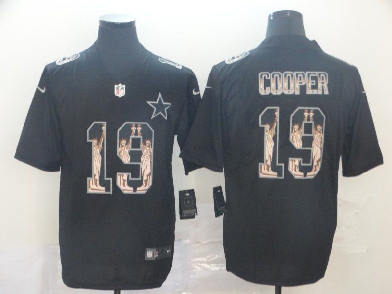 Men Dallas cowboys #19 Cooper Black Goddess fashion Edition Nike NFL Jerseys->philadelphia eagles->NFL Jersey